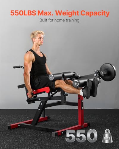 VEVOR Leg Press Machine, 700/550/440 LBS Capacity Lower Body Special Leg Machines, Adjustable Leg Strength Workout for High-Intensity Presses, Home Gym Workout Training Weight Equipment - style: Seated Leg Press Machine 550lbs