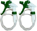 Heavy Duty Remote Extended Reach Trigger Sprayer with 36" Hose Green/White, Fits Large Containers and 1 Gallon Odor Commander Refill Bottles with 38-400 Neck Size (Pack of 2) - size: 128 Ounces (Pack of 2)