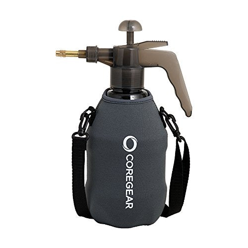 (Ultra Cool™ XLS) USA Misters 1.5 Liter Mister & Sprayer Personal Water Pump with Full Neoprene Jacket and Built-in Carrying Strap - color: Gray