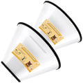 Soft Dog Cone Collar, 2 PCS (for Right Size) Flexible Plastic Cone for Dogs After Surgery, Dog Recovery Collar, Adjustable E-Collar for Large/Medium/Small Dogs Cat, Comfy Elizabethan Collar (M)