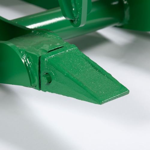 Titan Attachments Extreme Root Grapple Rake Attachment, Global Euro Connection, Heavy-Duty Rake Attachment, Twin 3,000 PSI Cylinders, Replaceable Forged Steel Teeth - size: Rake Length: 72"