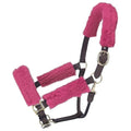 Tough1 Fleece Halter Set - Horse - color: Purple