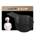 Color Up ⅔ Cup Measuring Cup (160 ml) – Premium Black Stainless Steel, Accurate for Wet & Dry Ingredients, Embossed Markings, Easy-Pour Spouts, Dishwasher-Safe, Kitchen Essential - size: 2/3 Cup (160 ml) Black