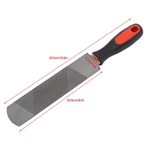 8 Inch Hoof Rasp,Hoof Rasp Horseshoe File With Rubber Handle, Carbon Steel Farrier Tool, Suitable ,Horse Rasp For Horse Goat Cow Donkey Animal Hooves, Strong, Ergonomic Trimming