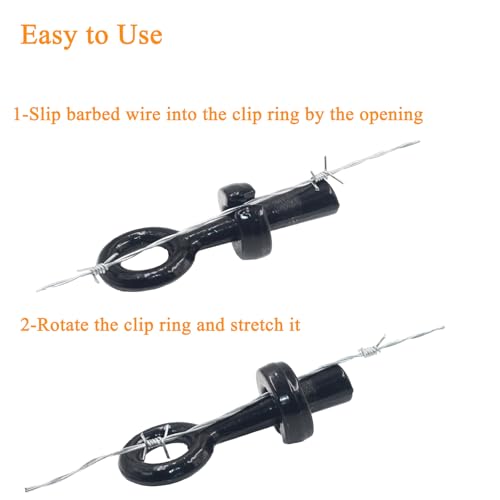 2PCS Barbed Wire Pullers-Fence Stretcher and Tightening Tool for Farm Ranch Fence Repair