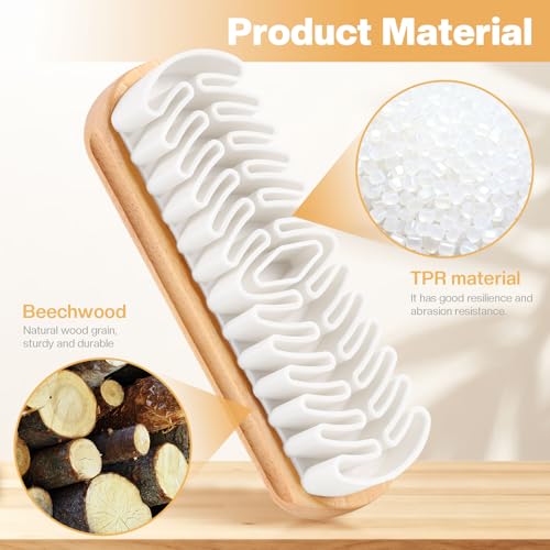 2 Pcs Suede Shoe Brush Nubuck Leather Cleaner Shoes Shine Dauber Crepe Applicators Set(2 Suede Brushes) - style: 2 Suede Brushes