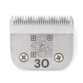 Fresh 30 Dog Grooming Blade, 1/50" (0.5mm) Cut, Fits Andis, Oster, Wahl A5 Detachable Clippers, High-Carbon Steel with Chrome Coating, Sharp & Durable Blade for at-Home or Professional Pet Grooming - size: 30