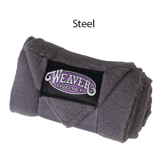 Weaver Livestock Sheep & Goat Fleece Leg Wraps, Four-Pack, Steel