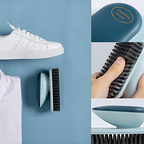 Laundry Brush Shoe Brush Shoe Cleaning Brush Scrub Brush for Stains,Household Cleaning Clothes Shoes Scrubbing,Household Cleaning Brushes Bathroom Ergonomics Grip Easy Hold Pack 2