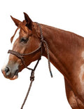 Cashel Flat Braid Halter and Leadrope - color: Brown