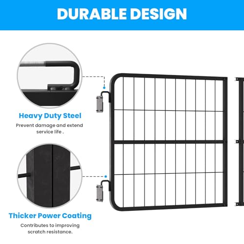 48" W×24" H Stall Guards for Horses, Horse Stall Gates, Heavy Duty Steel Yoke Design Fits Standard Barn Doorways - size: 48"W×24"H