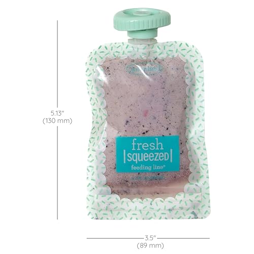 Infantino Reusable Squeeze Pouches, BPA-Free, 3.5 oz, 25-Pack - style: Reusable Pouches