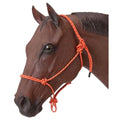 Tough 1 Horse Poly Rope Tied Halter - color: Orange