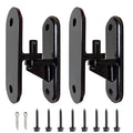 Heavy Duty Gate Hinges 2 Pack, 600LB Capacity Wall Mount, Steel Rust-Proof Hinge for Farm, Wooden Fences & Driveway Gates, Anti-Sag Design