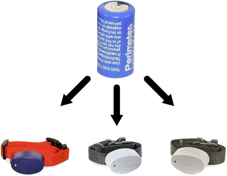 Extreme Dog Fence Collar Battery 6V, 1-Pack, for Receiver Collars | Lithium replacement battery for Extreme Dog Fence & compatible in-ground receiver collars; long life; waterproof when sealed - size: 1 Pack