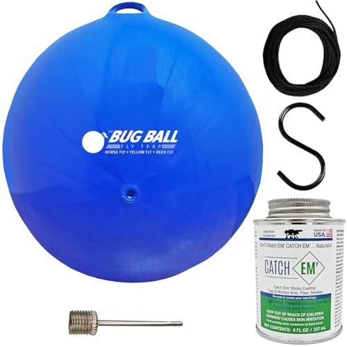 Bug Ball Deer Fly Ball Starter Complete Kit - Insect Trap, Pack of 3