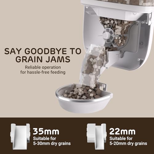 iPettie Smart WiFi Hanging Cage Feeder, Remote & Portion Control, 62oz | WiFi APP Control, Timed Feeding, Compatible with 5-30mm Dry Food, Ideal for Rabbits, Cats, Dogs, Hamsters, and Pet Stores