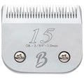 Detachable A Series 15 Blade Dog Grooming Cut Length 3/64" - 1.0mm Japanese Carbonized Steel Blades 15 Clipper Blades and Dog Clipper Blades 15 Compatible A5 Series Clipper for Dogs(15) - color: 15 (3/64" - 1.0mm)
