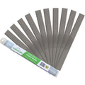 8-Inch Floor Scraper Blades, 10 Pack Replacement | Ten 8-inch angled replacement blades fit compatible floor scrapers for flooring removal, adhesive, residue and demolition - size: Pack of 10