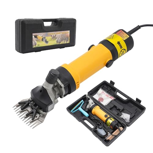 Electric Carpet Trimmer, Professional Shearing Sheep Shears Clippers Machine for Goats Rabbits and Tufting Rugs Farm Livestock Grooming Kit, 14.57 * 3.15 * 3.74in(690W)
