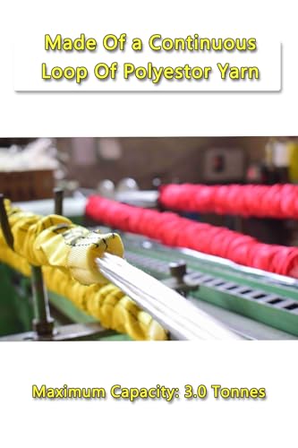 Round Sling 6610lb 6.5FT Sling Strap Rigging Polyester Endless Lift Sling for Hoist Heavy Duty Objects Heavy Duty Poly Lifting Sling【3T-2M】 - size: 3T-2M