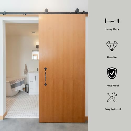 AddGrace 2 Pack Gate Handles for Wooden Gates with Screws 160mm/6 Copper | Durable Solid Steel, Matte Coating, Barn Door Handles, for Garden Gate Shed Wooden Fences, Closet, Wardrobes, Drawer, Rustic - color: Copper