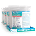 Wipex Disinfecting Surface Wipes - EPA Registered Gym Equipment Cleaner Refills, Safely Kill Germs in 15 Seconds, 800ct Gym Sanitizing Wipes for Wall, Free Standing dispensers, Pack of 4 (3200 Wipes) - size: 800 Count (Pack of 4)