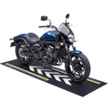 Drydiet Motorcycle Mat Garage Floor Rug Washable Parking Mats for Garage Floors Non Slip Oil Absorbent Pad Rubber Backing Layer Protects Floor(Arrow Style,98 x 31 Inch) - size: 98 X 31 Inch, style: Arrow Style