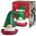 New! Beardy Gnome Dish Brush by Ototo - Gnomes, Quirky Gifts, Cute Kitchen Accessories, Funny Kitchen Gadgets, Vegetable Brush, Cute and Useful Gifts for Women (Green) - style: Beardy Green