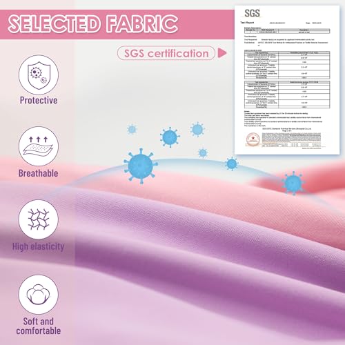 cyeollo 2pack Dog Surgery Recovery Suit Surgical Onesie for Female Dogs | After Spay & Neuter Body Suit, Prevents Licking, Cone Alternative, Protects Surgical Wounds, Easy Potty Access, 4-Way Stretch - color: 8# Pink & Purple (2Pack), size: X-Small (Back: