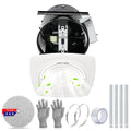 505 8 Inch 200 CFM Bathroom Exhaust Fan Ceiling Exhaust Fan | Vertical Discharge Kitchen Exhaust Fan, Bathroom Vent Fan for Attic Garage Laundry Room Home Ventilation