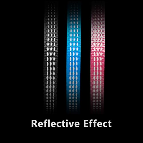 2-Pack Reflective-Breakaway Cat Collars with Bells with QR Code Name Tag, Cat ID Tag Personalized,Smart ID tag Cat Collar,Ideal for Girl Cats Male Cats Kittens Puppies (Black&Pink,NO airtag Holder) - color: Dot matrix reflective - Black & Pink