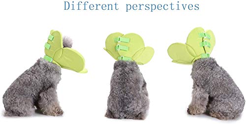 Dogs Cats Medical Grooming Pet E-Collar Recovery Remedy Protective Dog Lick Caught Soft Sponge Adjustable Postoperative Kit for Small and Medium Dog (Green, L (neck's Girth 12.6" to 13.3")) - color: Green, size: L (neck's girth 12.6" to 13.3")