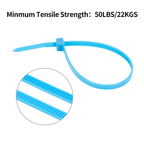 XINGO 1200 PCS Colored Garden Zip Ties 12 inch, 50 lbs Strength, Multicolor Self-Locking Nylon Zip Ties for Marking Chickens Legs or Deco Mesh Wreath Supplies - color: Colorful (50 Lbs)