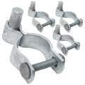 VIVIDA 2-7/8" Chain Link Fence Gate Hinge, Male Gate Post Hinge, 4 PCS | Chain Link Fence Hardware, Galvanized Steel, For 2-7/8" OD Post, Bolts & Nuts Included - size: 2-7/8" (4 PCS)