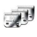#30 Blade Dog Grooming Replacement Blades Compatible with Andis/Wahl/Oster | Dog Clippers,Detachable Ceramic Blade & Stainless Steel Blade,Size-30, 1/50-Inch Cut Length (64260),3Pack - color: 3pcs #30