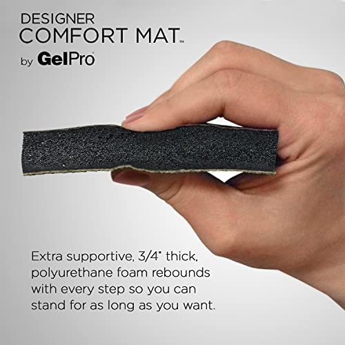 NewLife by GelPro Designer Comfort Mat Bundle -20 x 32 and 20 x 48, Charcoal