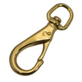 Jeffers Solid Brass Quick Snap 3/4" x 4-3/8" – Durable Brass Clip, Quick Release Hook, Replacement Snap, Lead Rope, Gate, Halter, Reins, Blanket Straps, Equestrian, Farm, Pet, Outdoor Use