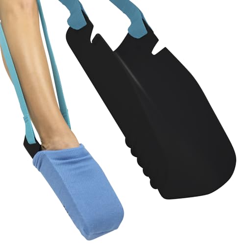 Vive Sock Aid Easy On Easy Off- Assist & Remover - Daily Living Helper | Device for Elderly - Mobility for Surgery Recovery & Disability, Compression Puller Slider, Assistance Putting On Tool Kit