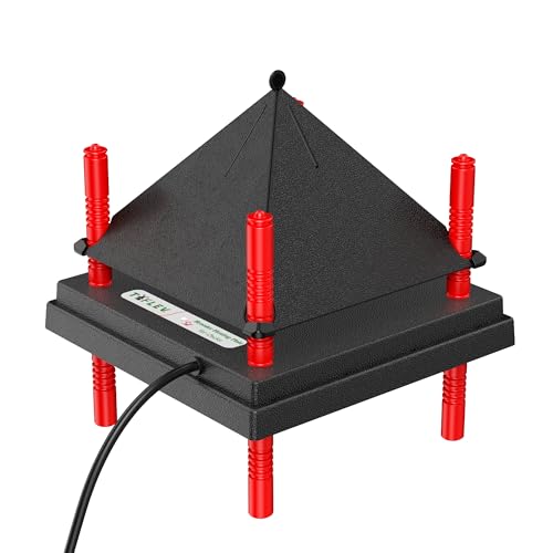 Chick Brooder Heating Plate with Anti Stand Cone, Fixed Temp, 10"x10" Black | Adjustable Height Brooder Heater for Chicks, Downward Heat Distribution for Outdoor Barns & Coops - size: 10" x 10" with Fixed Temp