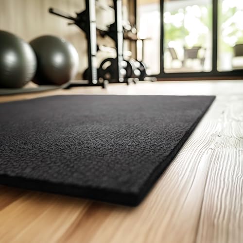 Mohawk Home Heavy Duty Rubber Stall Mat - Gym Floor- Under Dog Crate - All Purpose Utility 3' x 4' - 1/2" Thick - Diamond Texture - size: 3' x 4' (Rectangular)
