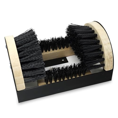 Bickmore Boot Scrubber, Mountable Shoe Brush & Scraper | Indoor & Outdoor Mount, Scrapes Dirt Off Work Footwear & Sneakers