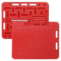 Livestock Sorting Panel with Sorting Paddle | Animal Guide Panel for Pig ,Cattle, Goat, Red,38Lx30Wx1.38H inch