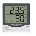 Sper Scientific Digital Humidity Temperature Monitor 800016 - Indoor Outdoor Hygrometer Thermometer with Large Dual Display & Min/Max Tracking for Labs, Greenhouses, Warehouses & More - 4 pc - size: 4 Pack