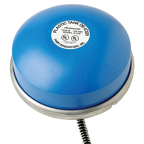 Farm Innovators H-418 Ice Chaser 1250 Watt Cast Aluminum Floating Tank Deicer with Self Regulating Thermostat (3 Pack) - color: Floating, size: 3 Pack