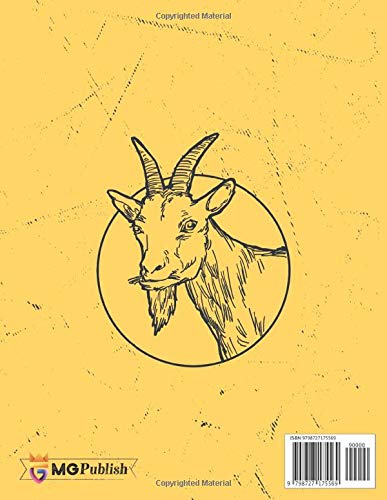 Goat Record Keeping Log Book | Farming Book to Keep Track of your Goats Including Medical Information, Doe's Kidding, Buck's Record of Progeny, Milk ... Journal Gift for Goat Owner Men and Women