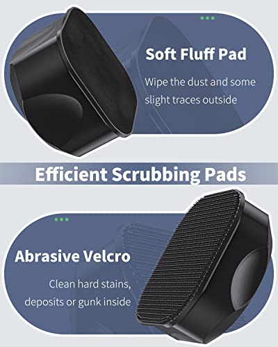 Pawfly Aquarium Magnetic Brush for Glass Fish Tanks 1.8 Inch Stain Scrubber Pads Floating Cleaning Tool for 4/5 Inch Thick Fresh & Marine Aquariums up to 30 Gallons (Not for Acrylic & Plastic Tanks) - size: 1 PCS