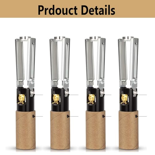 E-12 Length Adjustable Bulb Socket Chandelier Socket with Cardboard Insulator (4，Pack)