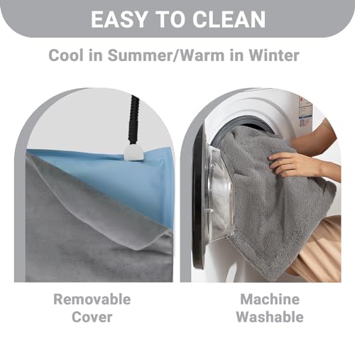 Pet Heating Pad for Cats Dogs with Temp Adjustable & Auto Power-Off | heated dog bed indoor outdoor for dog house keep warm - size: 20" x 26"