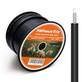 Electric Fence Wire Double Insulated Underground Hard Cable - 12.5Gauge, 180ft - Galvanized Steel Core - size: 12.5Gauge, 180Ft